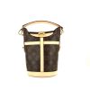 Louis Vuitton Duffle shoulder bag in brown monogram canvas and natural leather - 360 thumbnail