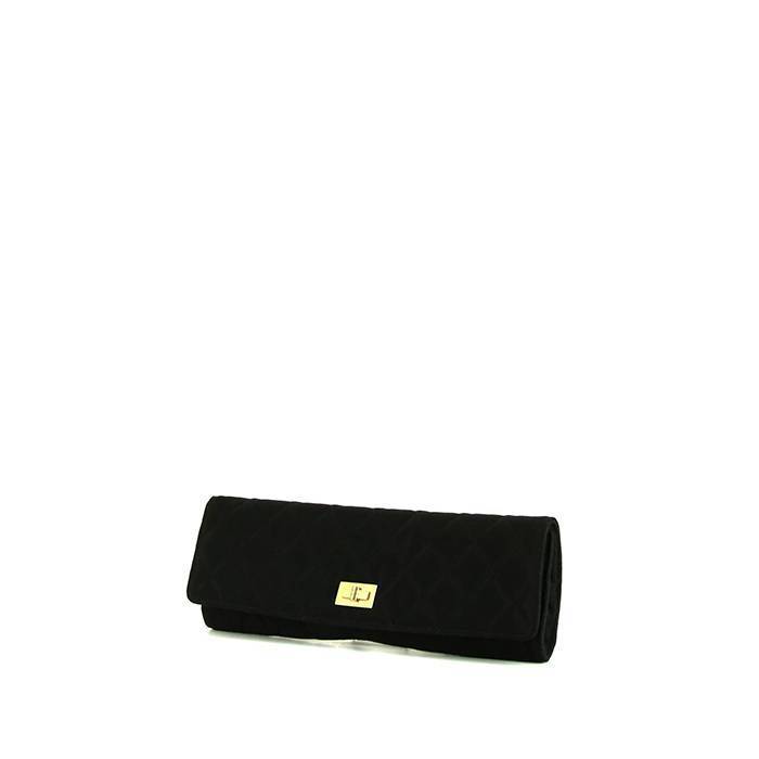 Chanel  jewelry pouch  in black quilted canvas - 00pp
