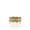 Open Buccellati ring in yellow gold and white gold - 360 thumbnail