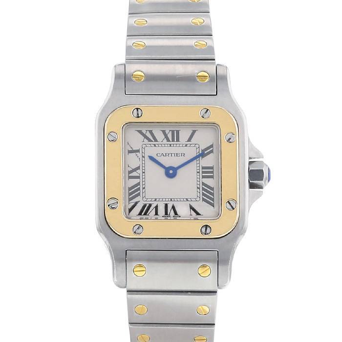 Cartier Santos Galbée watch in gold and stainless steel Ref:  1567 Circa  1990 - 00pp