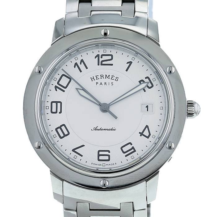 Hermes Clipper watch in stainless steel Ref:  CP2. 810 Circa  2000 - 00pp
