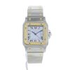 Cartier Santos watch in gold and stainless steel Ref:  2961 Circa  1990 - 360 thumbnail