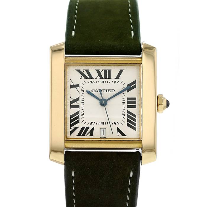 Reloj Cartier Tank Française de oro amarillo Ref :  1840 Circa  2000 - 00pp