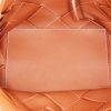 Loewe Woven shopping bag in brown grained leather - Detail D3 thumbnail