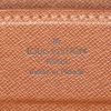 Porta-documentos Louis Vuitton President en lona Monogram marrón y cuero natural - Detail D3 thumbnail
