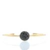 Bracelet Pomellato Sabbia en or rose et diamants noirs - 360 thumbnail