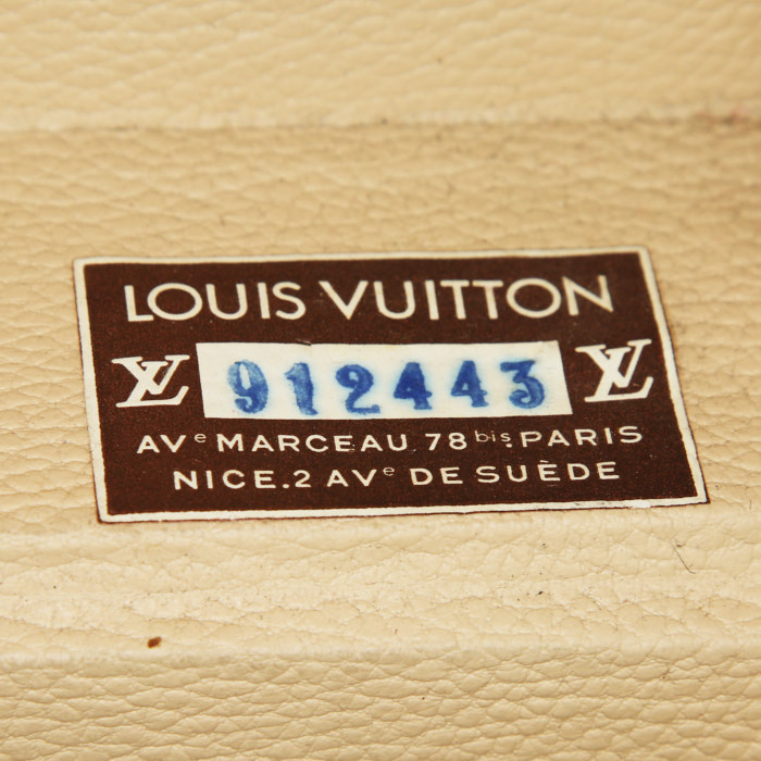 Valigia Louis Vuitton Bisten 60 in tela monogram e losine - Detail D4