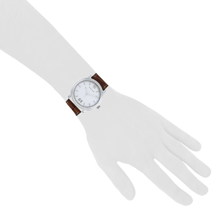 Montre Blancpain Leman - Big Date en acier Ref : 2850 Vers 2010 - Detail D1