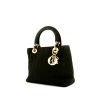 Borsa Dior Lady Dior modello medio in tela cannage marrone - 00pp thumbnail