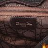 Sac à main Dior Lady Dior moyen modèle en toile cannage marron - Detail D3 thumbnail