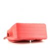 Chanel Mini Timeless shoulder bag in coral chevron quilted leather - Detail D4 thumbnail
