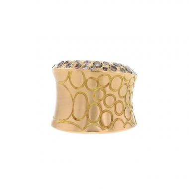 Pomellato Cocco ring in diamonds