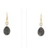 Pomellato Tabou earrings in pink gold,  silver and smoked quartz - 360 thumbnail