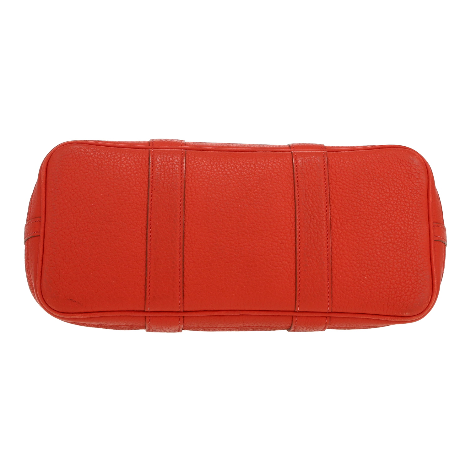 Bolso de mano Hermès Garden Party en cuero togo rojo - Detail D1