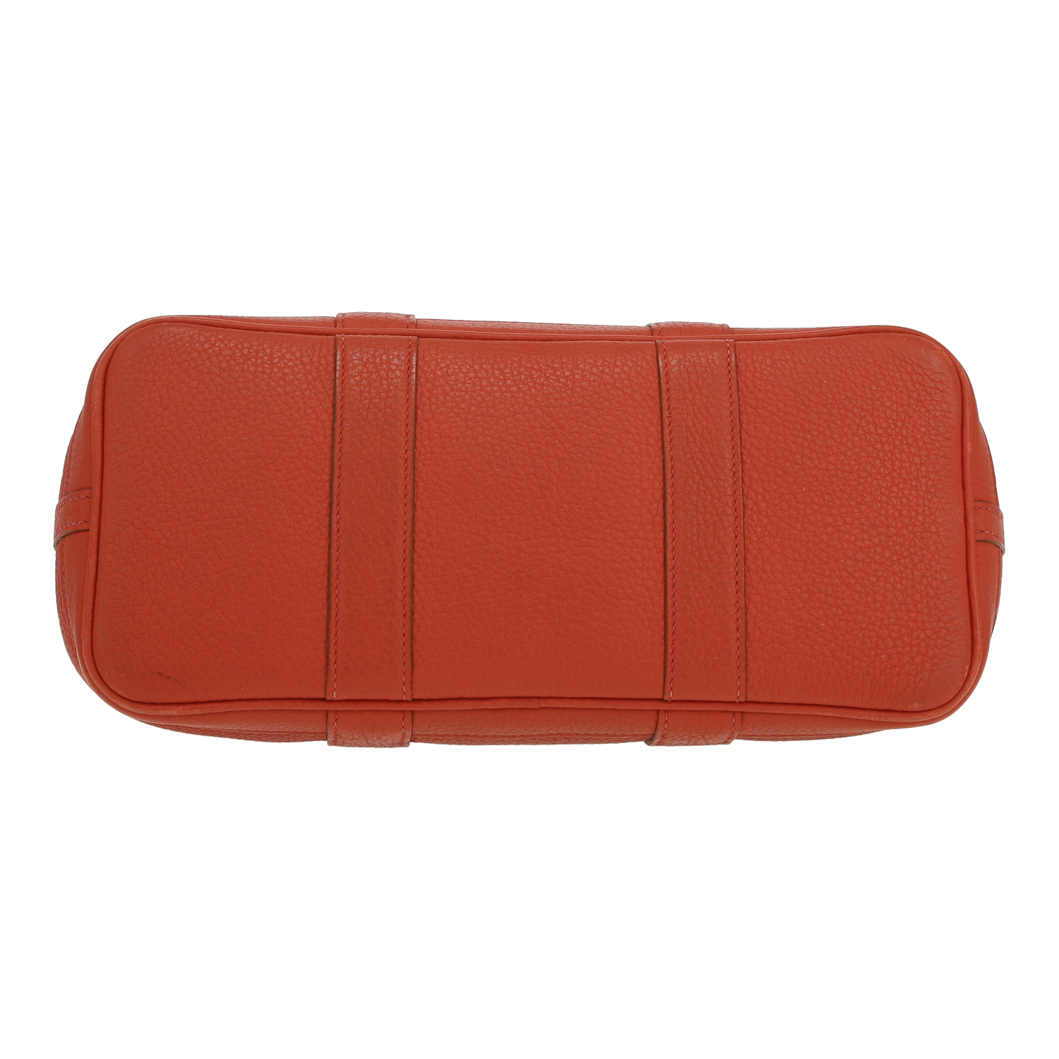 Hermès  Garden Party 30 cm handbag  in red togo leather - Detail D1