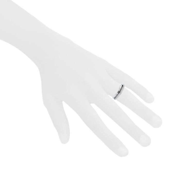 Bague Piaget Possession petit modèle en or blanc et diamants - Detail D1