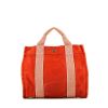 Shopping bag Hermes Toto Bag - Shop Bag in tela rossa - 360 thumbnail