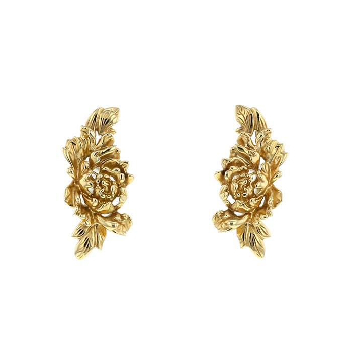 Repossi Nérée earrings in yellow gold - 00pp