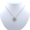 Van Cleef & Arpels Cosmos medium model pendant/brooch in white gold and diamonds - 360 thumbnail