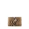Pochette Louis Vuitton  Louise en python beige et rose - 360 thumbnail