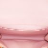 Bolsito de mano Louis Vuitton  Louise en piel de pitón beige y rosa - Detail D2 thumbnail