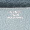 Sac à main Hermes Birkin 35 cm en cuir togo bleu - Detail D3 thumbnail