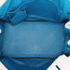 Hermes Birkin 35 cm handbag in off-white and blue bicolor togo leather - Detail D2 thumbnail