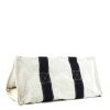 Hermes Toto Bag - Shop Bag shopping bag in grey and navy blue canvas - Detail D4 thumbnail