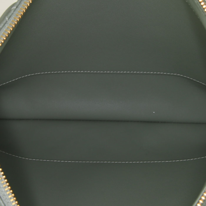 Pochette Dior Pochette Daily en cuir cannage vert - Detail D2