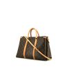 Bolso de mano Louis Vuitton  Soufflot MM en lona Monogram marrón y cuero natural - 00pp thumbnail