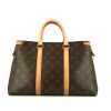 Louis Vuitton  Soufflot MM handbag  in brown monogram canvas  and natural leather - 360 thumbnail