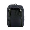 Mochila Prada Nylon Backpack en lona y cuero azul marino y negra - 360 thumbnail