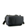 Sac à dos Prada Nylon Backpack en toile et cuir bleu-marine et noire - Detail D4 thumbnail