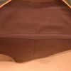 Louis Vuitton  Saumur shoulder bag  in brown monogram canvas  and natural leather - Detail D2 thumbnail