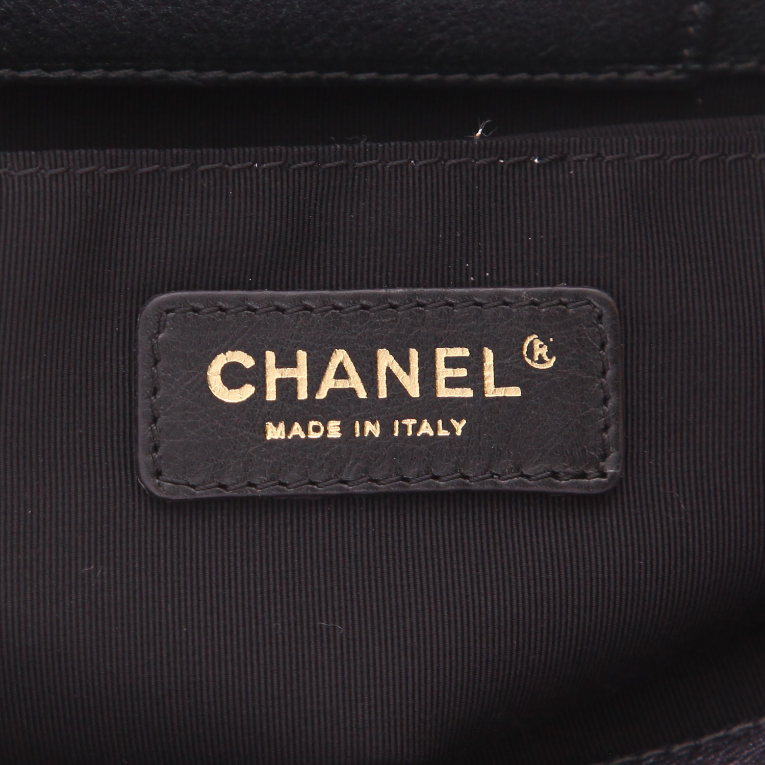 Chanel Grand Shopping shopping bag in blue glittering leather - Detail D2