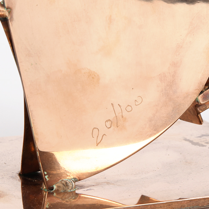 Arman, Sculpture "Violon éclaté", en bronze poli, signée et numérotée, avec son certificat d'authenticité, de 2005 - Detail D5