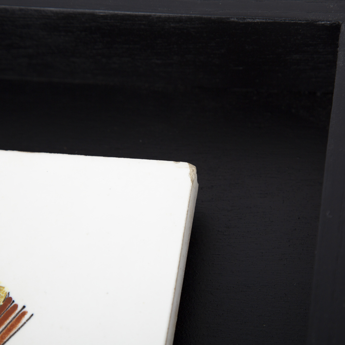 Roger Capron, Panneau de la série "Valaque", en céramique émaillée, encadré, vers 1960 - Detail D2