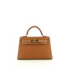 Hermès Kelly 20 cm handbag in gold epsom leather - 360 thumbnail