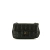 Chanel shoulder bag in black quilted leather - 360 thumbnail