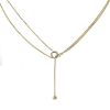 Cartier Trinity necklace in yellow gold,  pink gold and white gold - 00pp thumbnail