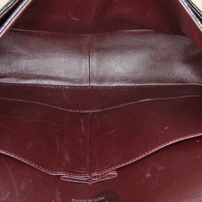 Borsa Chanel Timeless jumbo in pelle martellata e trapuntata nera - Detail D3