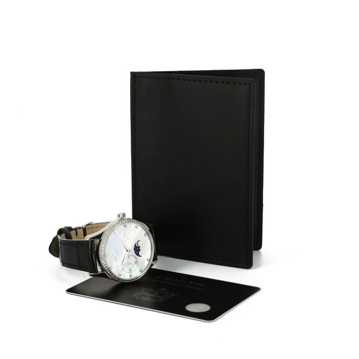 Zenith Elite Ultra Thin in stainless steel Ref : 16.2310 Circa 2015 - Detail D3