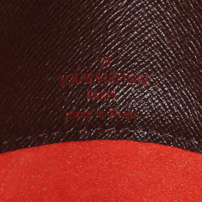 Bolso bandolera Louis Vuitton  Musette Salsa en lona a cuadros marrón y cuero marrón - Detail D3