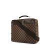 Louis Vuitton Porte documents Voyage briefcase in ebene damier canvas and brown leather - 00pp thumbnail