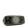 Bolsa de viaje Saint Laurent   en cuero negro y blanco - Detail D5 thumbnail
