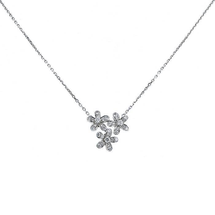 Van Cleef & Arpels Socrate necklace in white gold and diamonds - 00pp