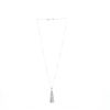 Boucheron Pompon long necklace in white gold and diamonds - 360 thumbnail