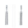 Boucheron Pompon pendants earrings in white gold and diamonds - 360 thumbnail
