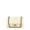 Chanel  Chanel 2.55 shoulder bag  in cream color quilted leather - 360 thumbnail