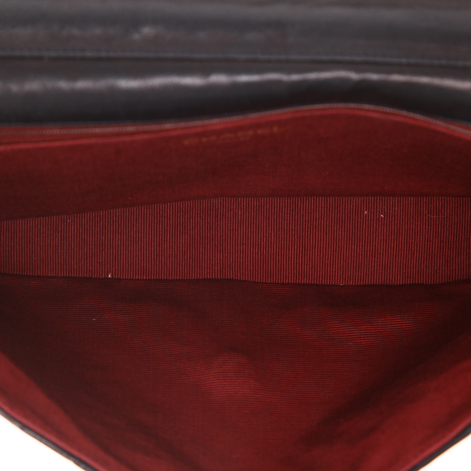 Borsa Chanel  Vintage in pelle blu marino - Detail D3